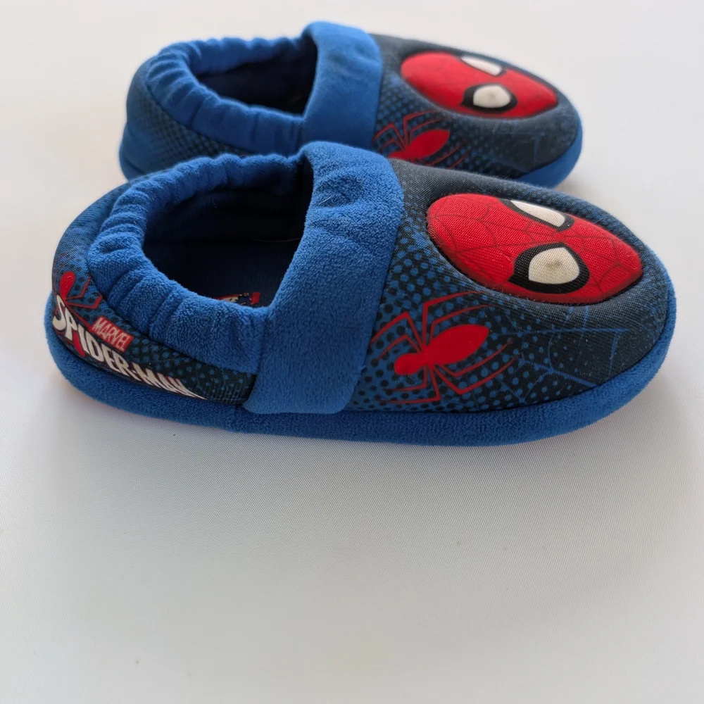 Marvel Kids Blue Spider-Man Slippers